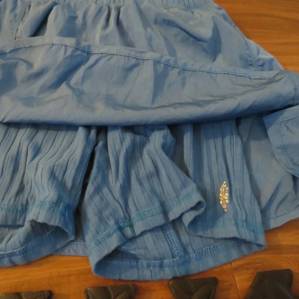 FREE PEOPLE MOVEMENT Daisy Woven Skort Breezy Blue Size XS Pickleball Tennis - Picture 12 of 13
